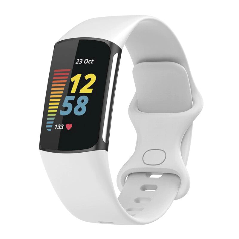 Strap for Fitbit Charge 6 / Charge 5 Watch Soft Silicone Sports Band Luxury Soft - product image 2