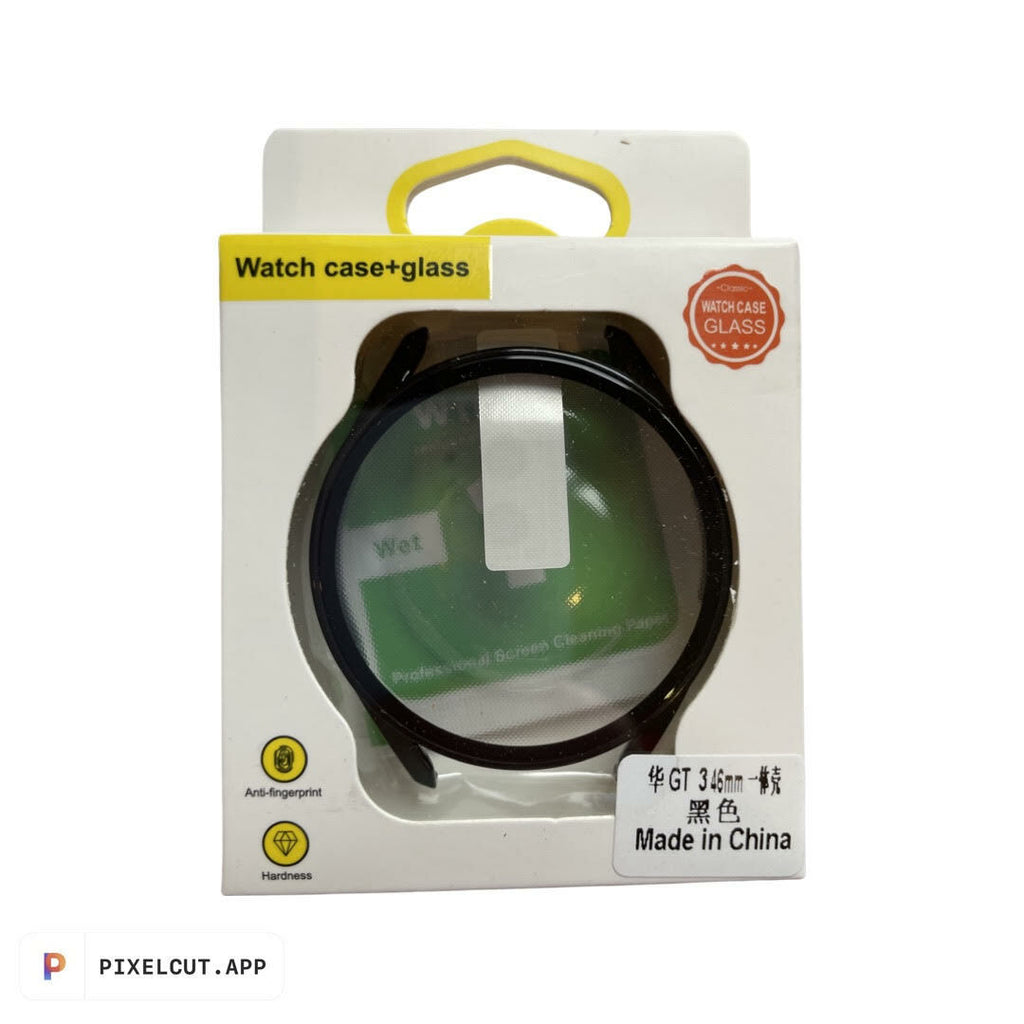 Huawei GT3 Case + Tempered Glass Superior Smartwatch Screen Protector 42mm 44mm - product image 2