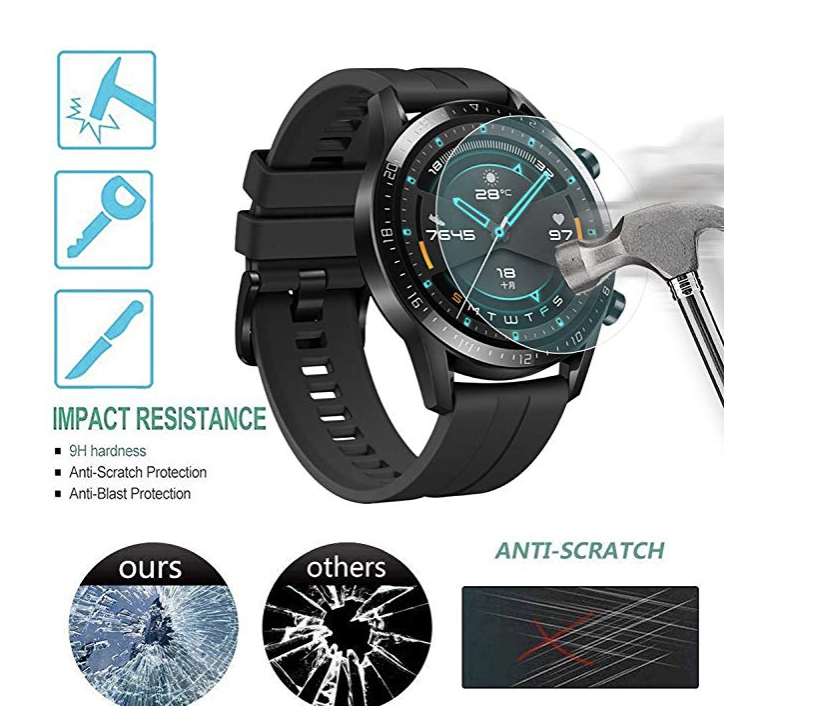Case for Samsung Galaxy Watch 3 41mm 45mm Cover Glass Screen Protector TPU UK - product image 12