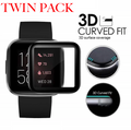 2 × Screen Protectors for Fitbit Versa / 2 / 3 / 4 / Sense - 3D Curved Soft Film - product image 1