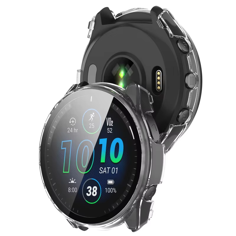 Case for Garmin Forerunner 165 255 265 955 965 970 570 + Glass Screen Protector - product image 7