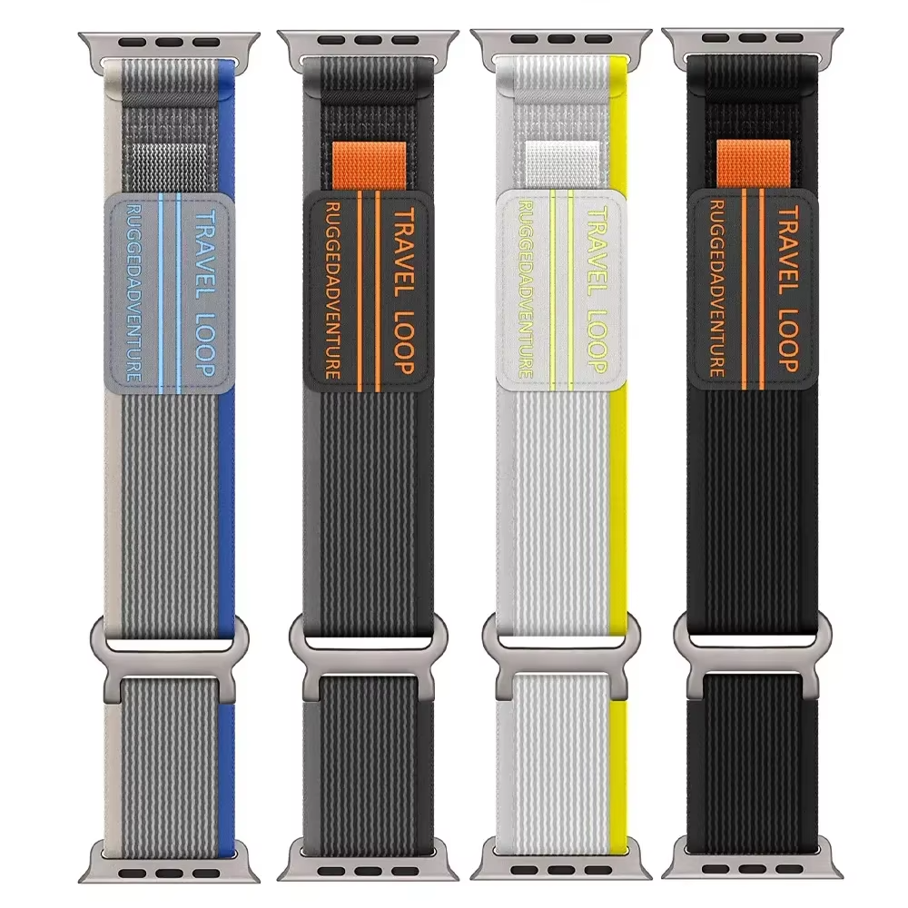 Apple Watch Strap Nylon Sports for Series 11 / 10 / 9 / 8 / 7 | 38-49mm Multiple Colours - product image 4