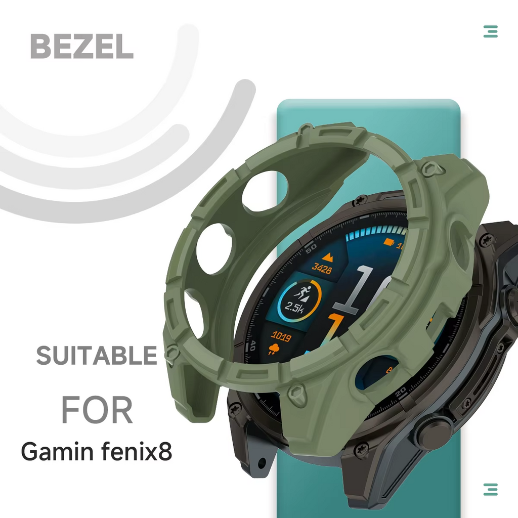Case for Garmin Fenix 8 / Solar 51mm 47mm 43mm TPU Shockproof Bumper Protective - product image 2