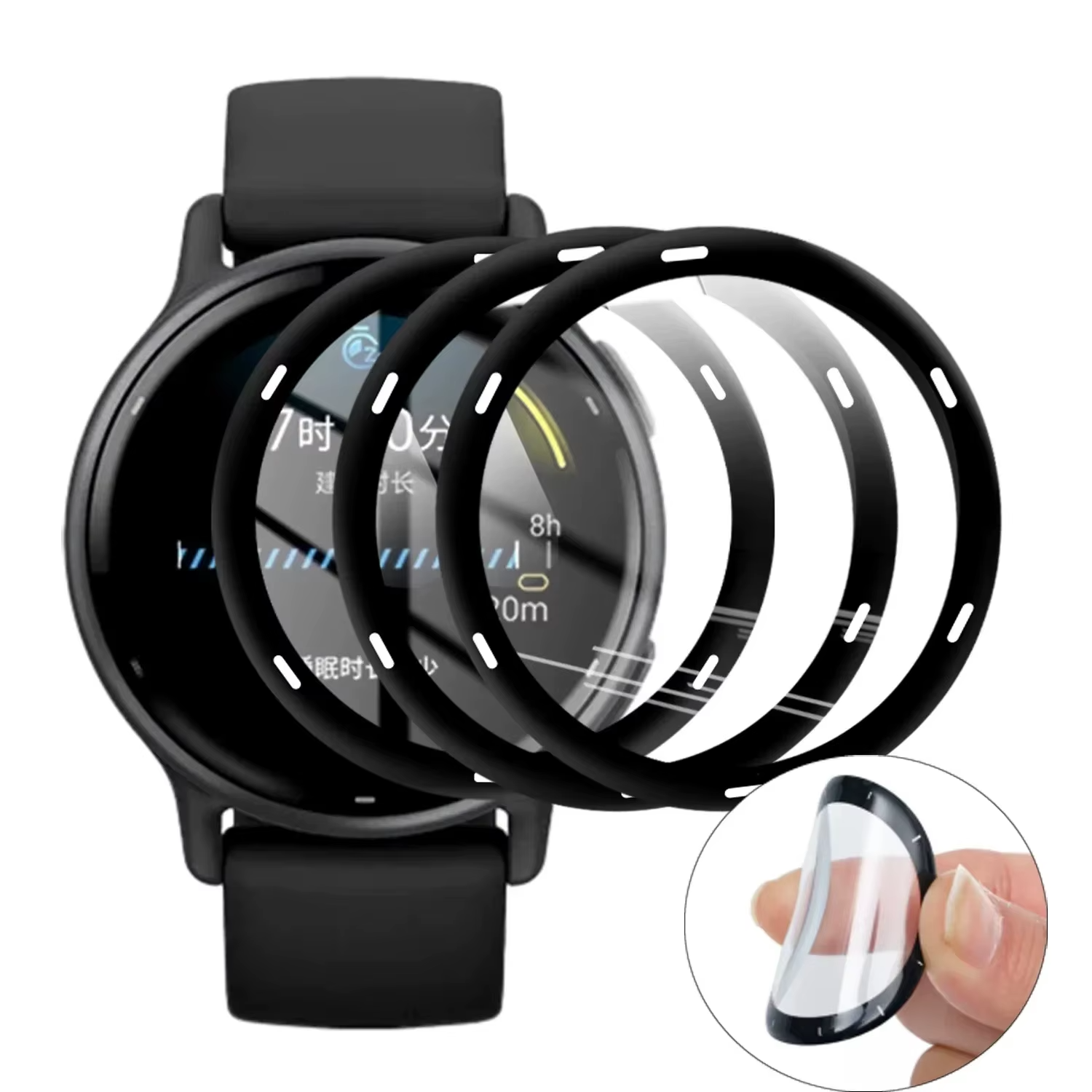 Garmin Vivoactive 5 6 Screen Protector TPU Protective Cover Soft Curved Design - product image 1