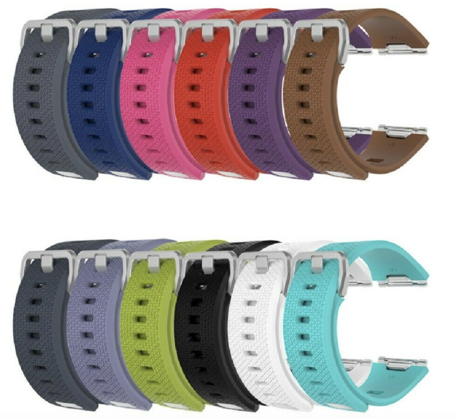 for Fitbit Ionic Sports Watch Strap Wristband Smartwatch Silicon Metal Buckle - product image 1