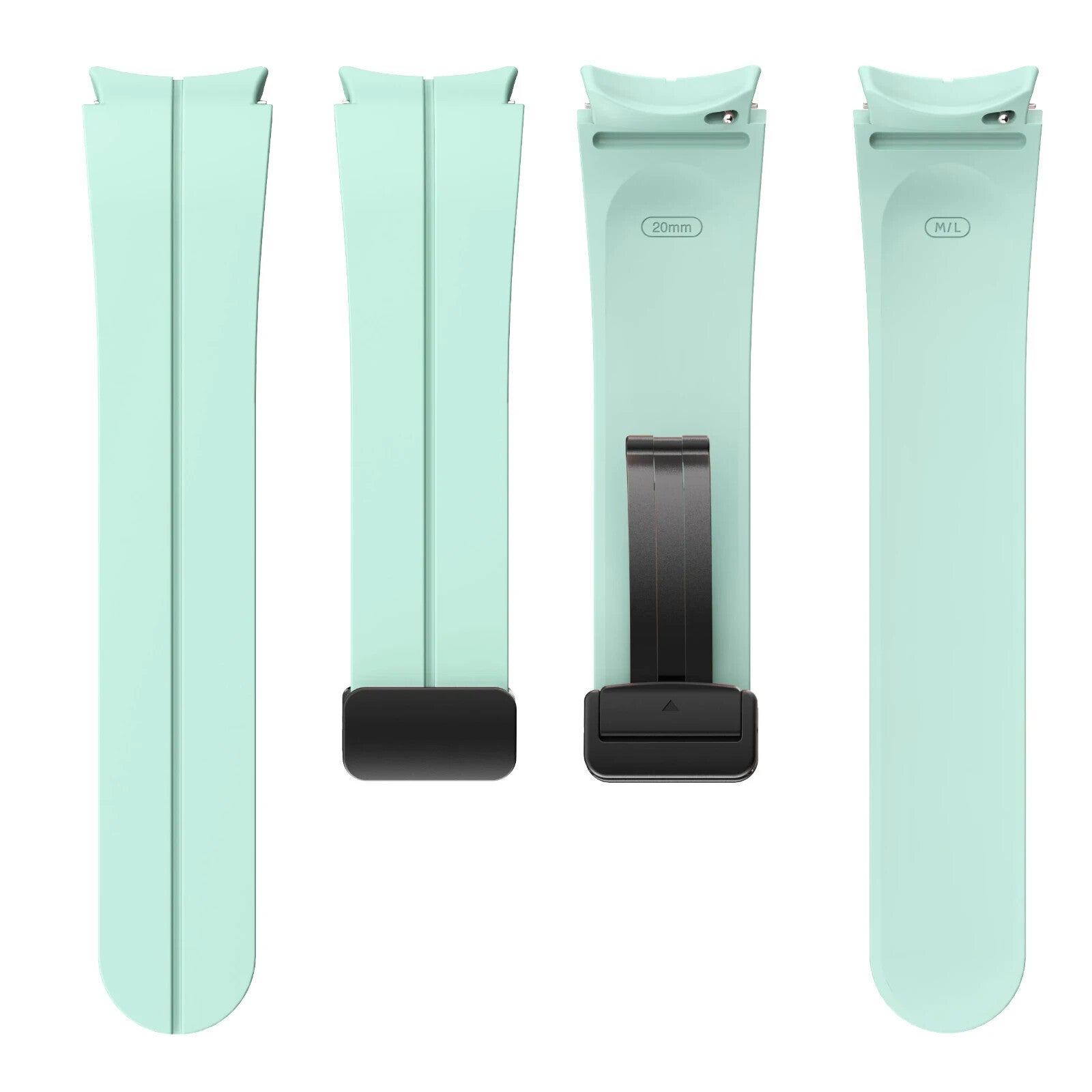 Silicone Strap for Samsung Galaxy Watch 7 6 5 4 40 / 44mm Magnetic D-Buckle Clasp - product image 4
