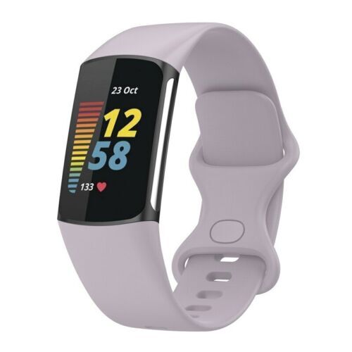 Strap for Fitbit Charge 6 / Charge 5 Watch Soft Silicone Sports Band Luxury Soft - product image 23