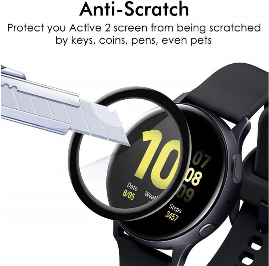 for Samsung Galaxy Watch Active 2 40mm Full Cover Screen Protector Curved 3D - product image 2