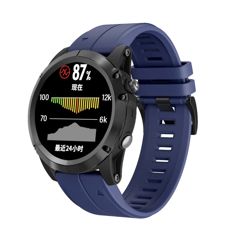 Silicone Watch Strap for Garmin Fenix 8 7 6 × / Pro Epix Gen2 QuickFit 20 / 22 / 26mm - product image 16