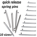 2 × Quick Release Spring Pins Bars 12mm-24mm for Watch Straps Smartwatch 1.5 / 1.8 - product image 1