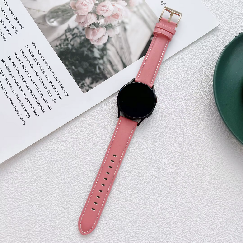Genuine Leather Watch Strap Band 20mm 22mm Quick Release 10 Colours Luxury - product image 10