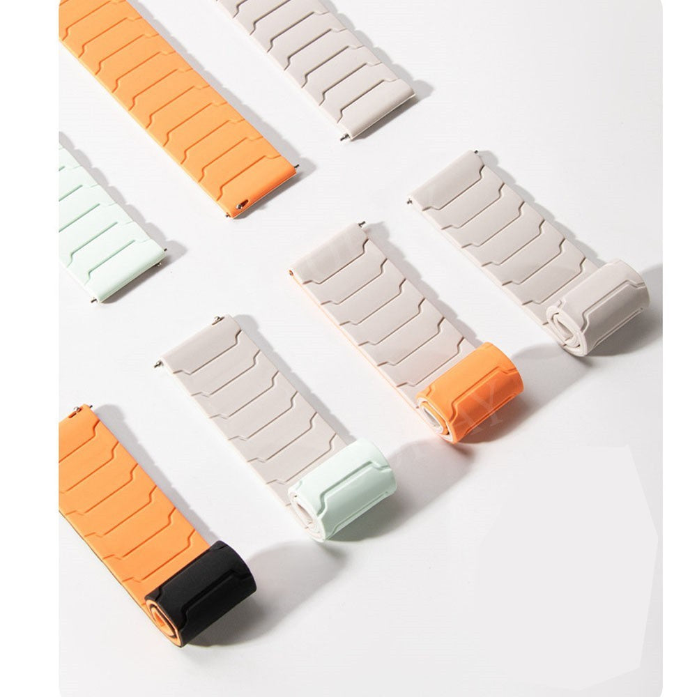 Magnetic Watch Strap 20mm 22mm Silicone Sport Band Black Blue Pink Quick Release - product image 10