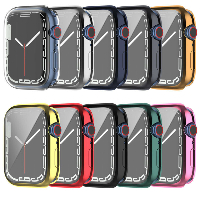 Case for Apple Watch Series 7 8 9 41mm 45mm TPU Full Screen Protector GEL Cover - product image 1