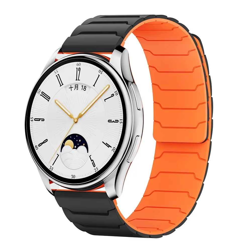Magnetic Watch Strap 20mm 22mm Silicone Sport Band Black Blue Pink Quick Release - product image 29