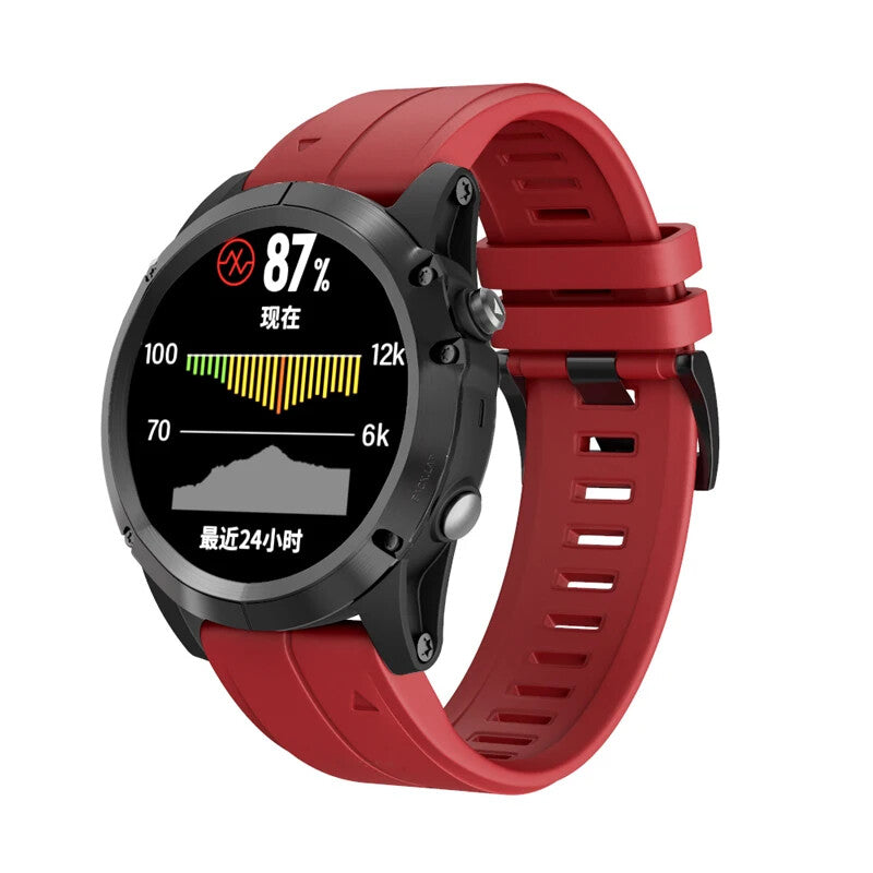 Silicone Watch Strap for Garmin Fenix 8 7 6 × / Pro Epix Gen2 QuickFit 20 / 22 / 26mm - product image 23