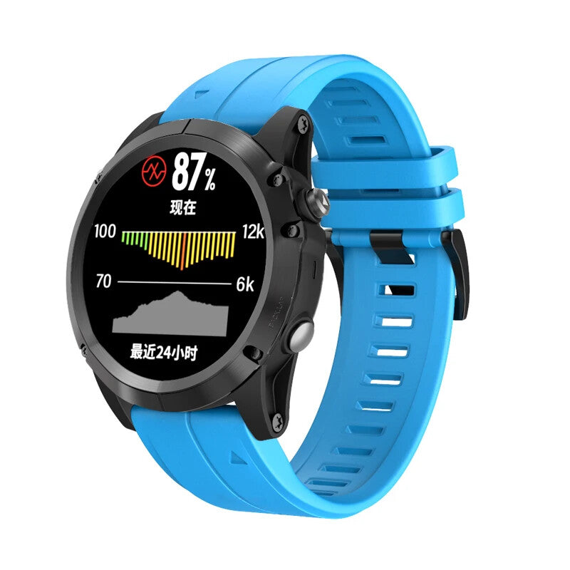 Silicone Watch Strap for Garmin Fenix 8 7 6 × / Pro Epix Gen2 QuickFit 20 / 22 / 26mm - product image 24