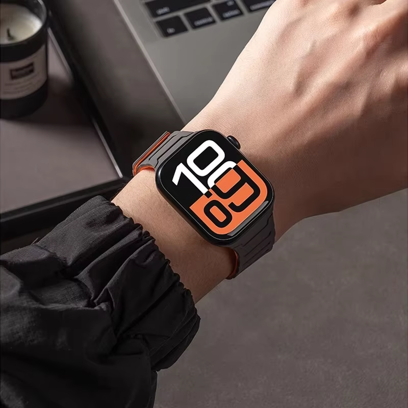 Magnetic Silicone Strap Band for Apple Watch Series 11 10 9 8 7 6 5 SE Ultra - product image 8