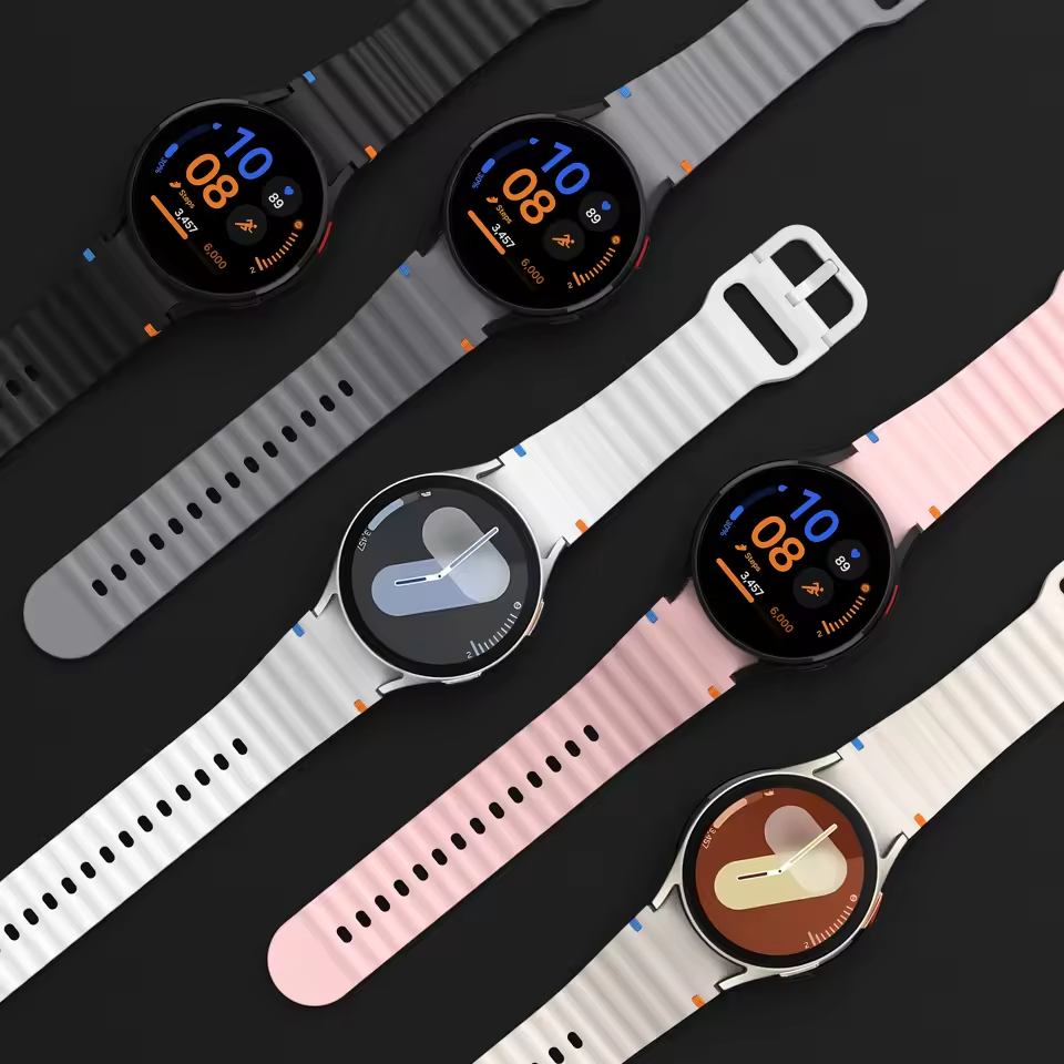 Strap for Samsung Galaxy Watch 7 6 5 4 40mm 44mm Pro Classic Silicone Band 20mm - product image 6