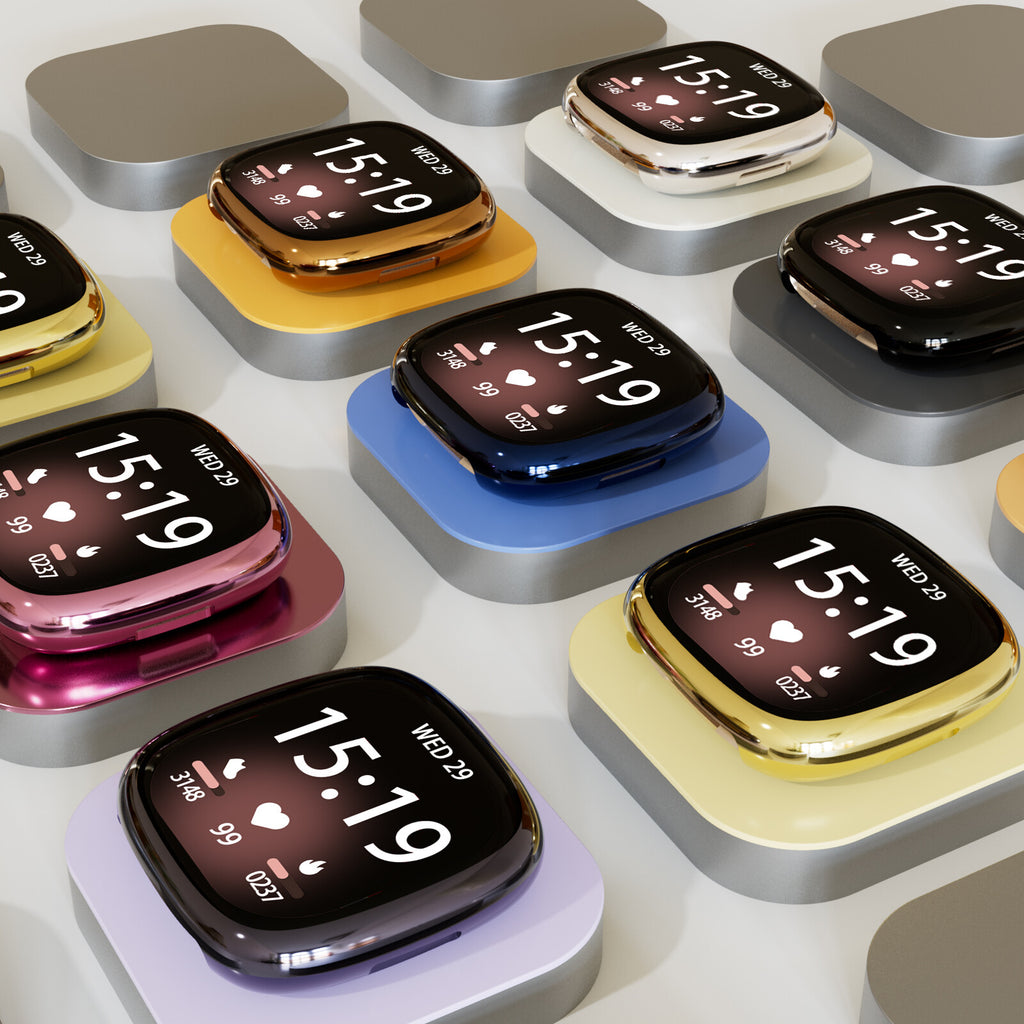 Case for Fitbit Versa 4 TPU Case Full Screen 360° Protector Bumper Shell Cover - product image 3
