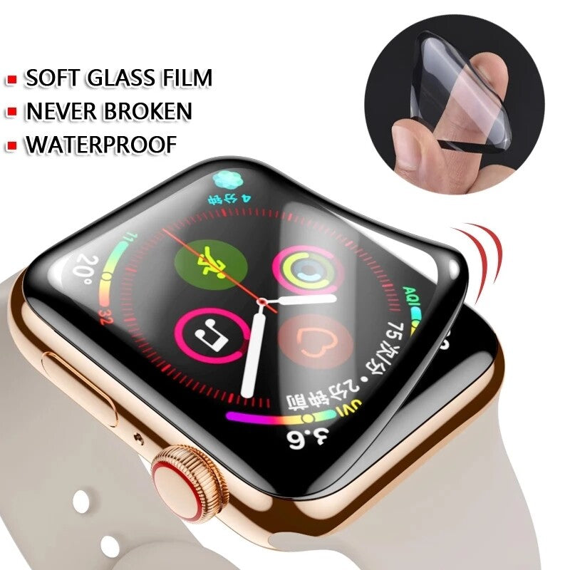 TPU Curved Screen Protector for Apple Watch Series 7 41mm 45mm Full Coverage - product image 4