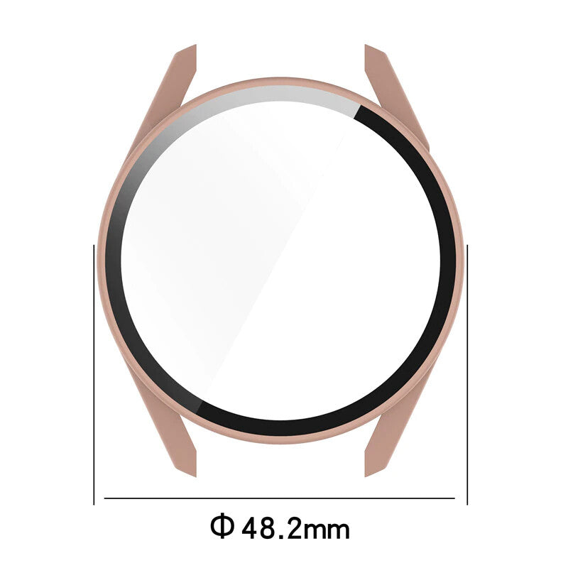 Huawei GT3 Case + Tempered Glass Superior Smartwatch Screen Protector 42mm 44mm - product image 11