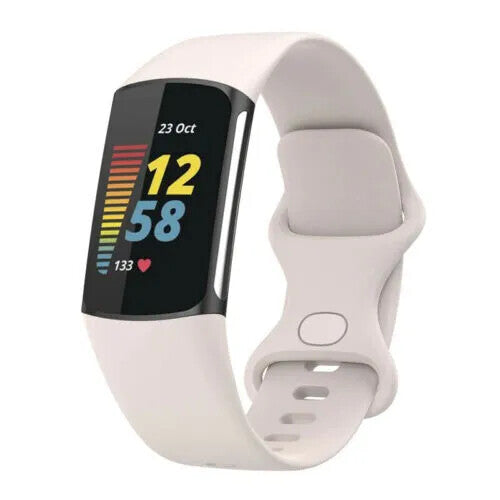 Strap for Fitbit Charge 6 / Charge 5 Watch Soft Silicone Sports Band Luxury Soft - product image 25