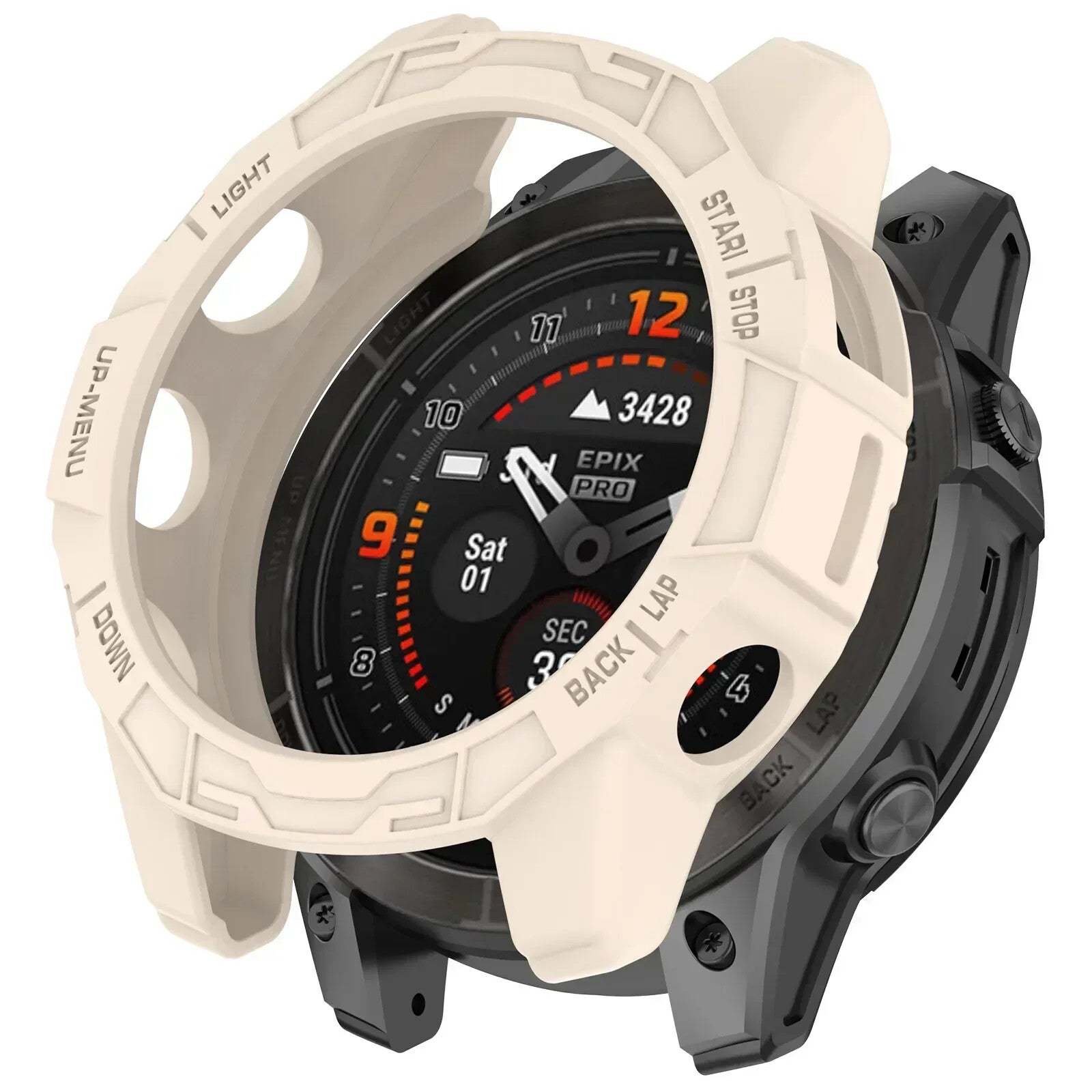 Case for Garmin Fenix 7 7S 7X Epix Pro 42 47 51 Tempered Glass Screen Protector - product image 4